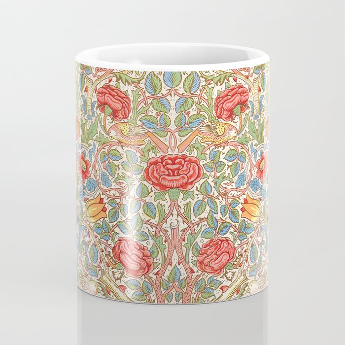 William Morris "Rose" Coffee Mug Gallery Image 4