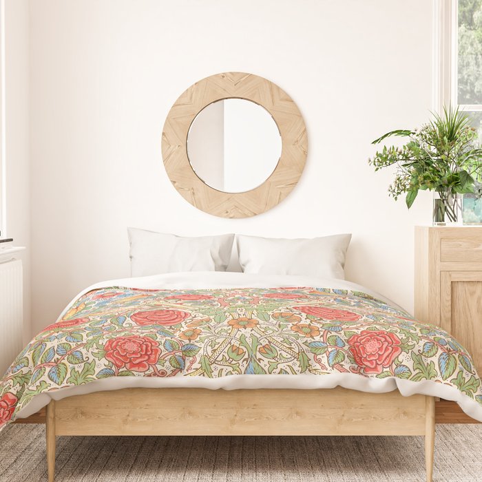 William Morris "Rose" Duvet Cover Gallery Image 3