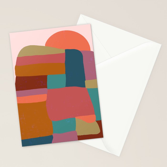 Painted Boulder Stationery Card Gallery Image 2