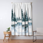 Mountain River Window Curtain Gallery Image 5