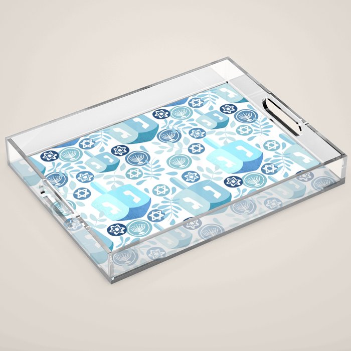 Dreidel  Acrylic Tray Gallery Image 1