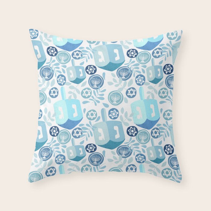 Dreidel  Throw Pillow Gallery Image 6