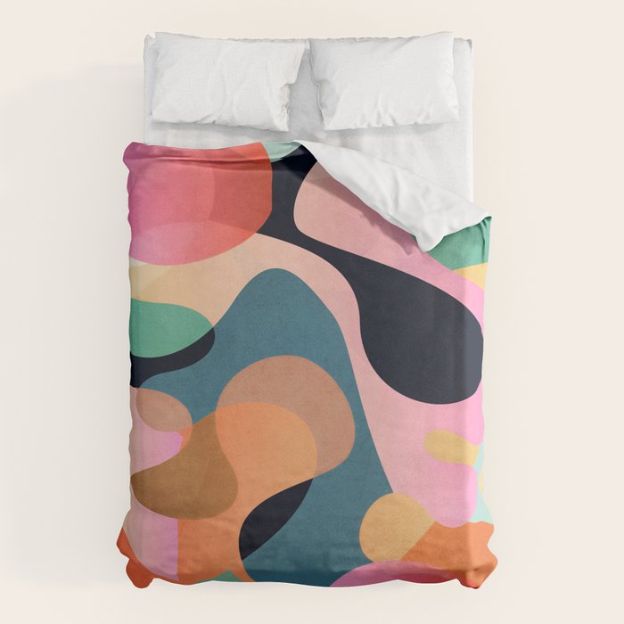 Abstract Shapes 9 Duvet Cover Gallery Image 1