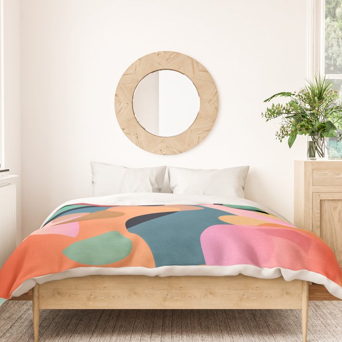 Abstract Shapes 9 Duvet Cover Gallery Image 3