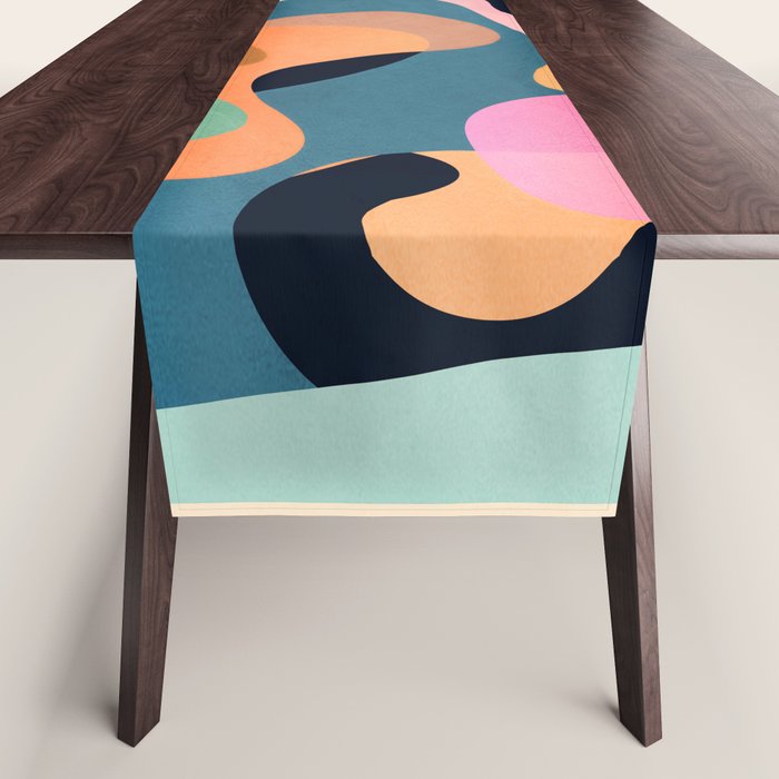 Abstract Shapes 9 Table Runner Gallery Image 1