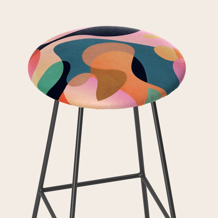 Abstract Shapes 9 Stool Gallery Image 2