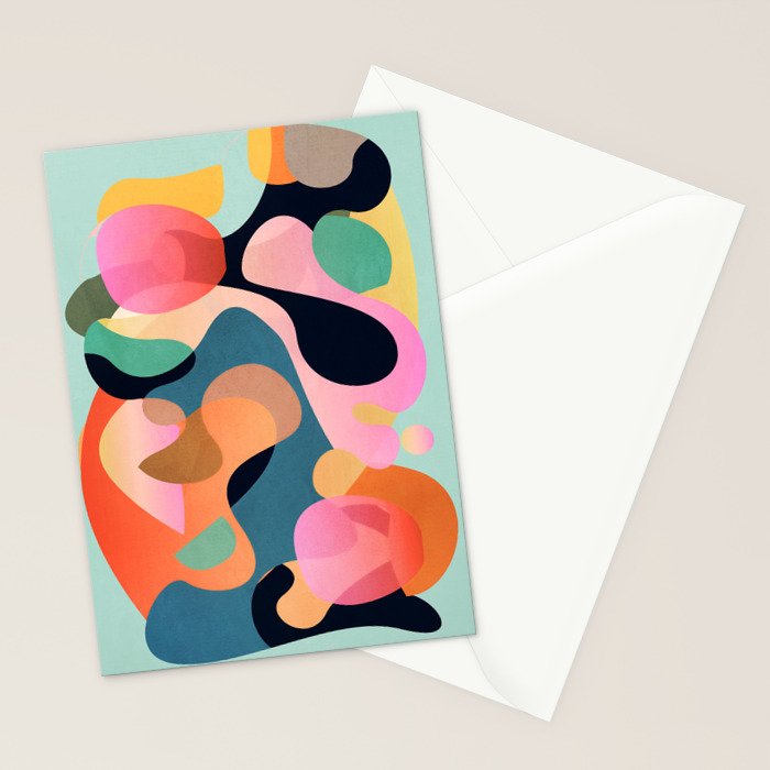 Abstract Shapes 9 Stationery Card Gallery Image 2
