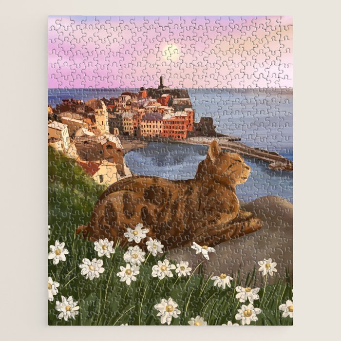 Whiskers in the Wildflowers Jigsaw Puzzle Gallery Image 1