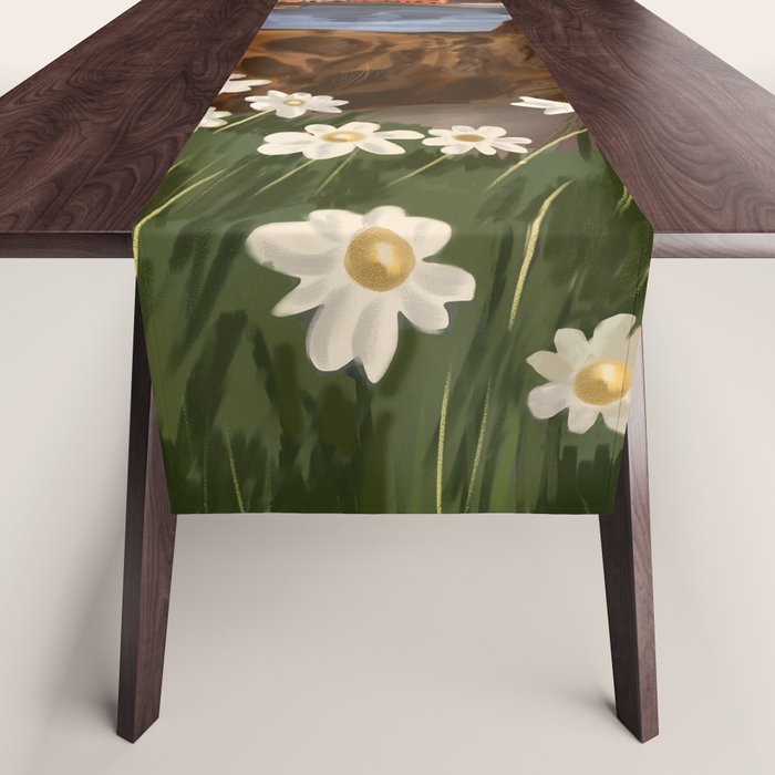 Whiskers in the Wildflowers Table Runner Gallery Image 1