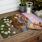 Whiskers in the Wildflowers Outdoor Rug Gallery Image 2