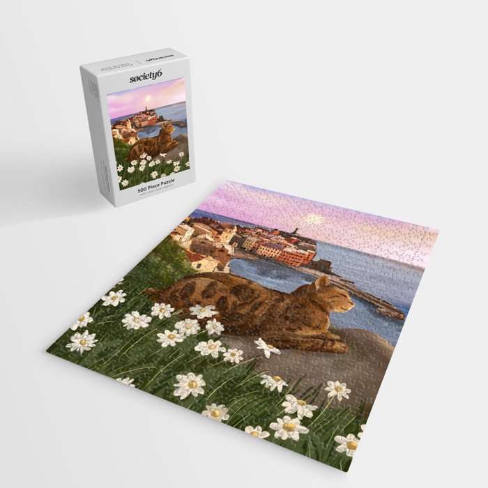 Whiskers in the Wildflowers Jigsaw Puzzle Gallery Image 2