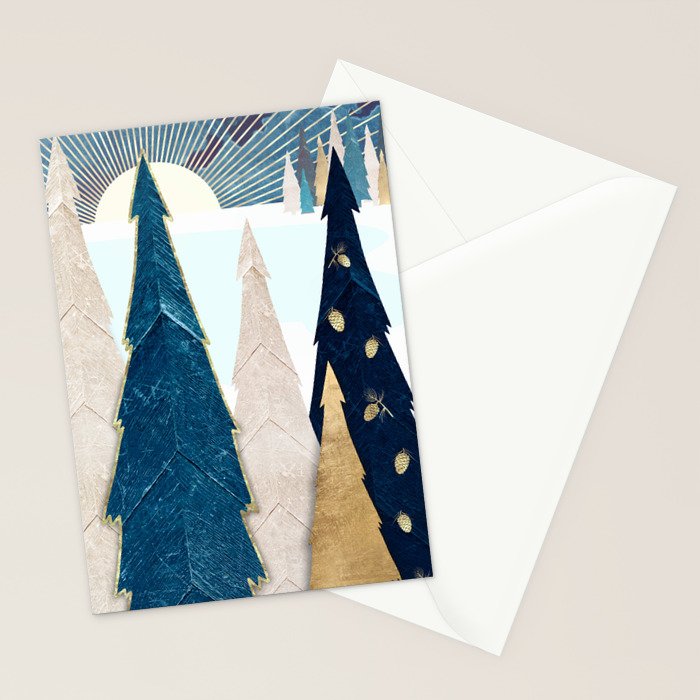 Winter Trees Stationery Card Gallery Image 2