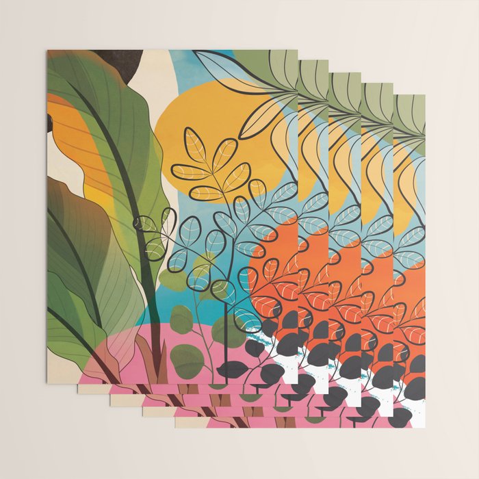 Peaceful Garden Feelings 05 Wrapping Paper Gallery Image 3