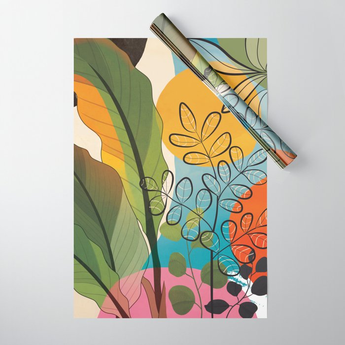 Peaceful Garden Feelings 05 Wrapping Paper Gallery Image 1