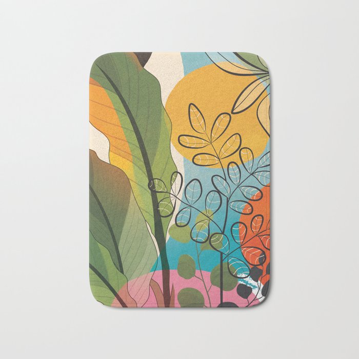 Peaceful Garden Feelings 05 Bath Mat Gallery Image 1