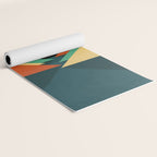 Quiet stream under crescent moon Yoga Mat Gallery Image 2