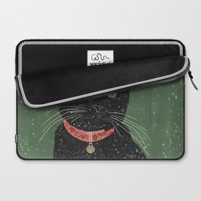Black Cat 8 Laptop Sleeve Gallery Image 2