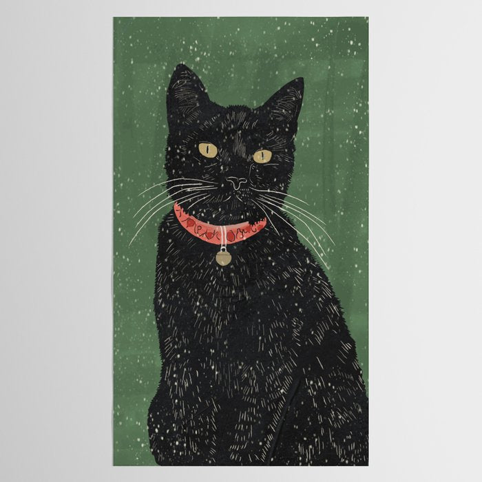 Black Cat 8 Tablecloth Gallery Image 2