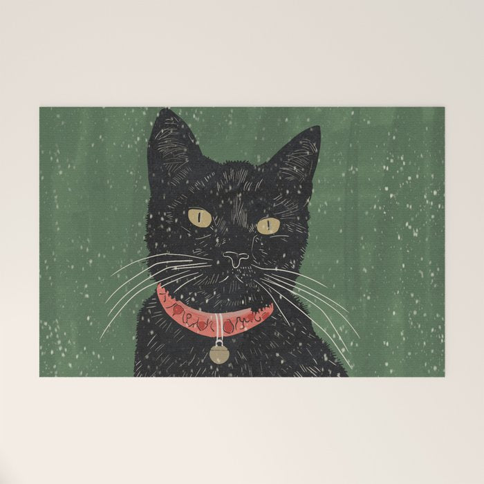 Black Cat 8 Welcome Mat Gallery Image 1