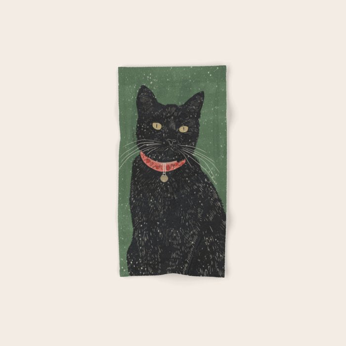 Black Cat 8 Bath Towel Gallery Image 1