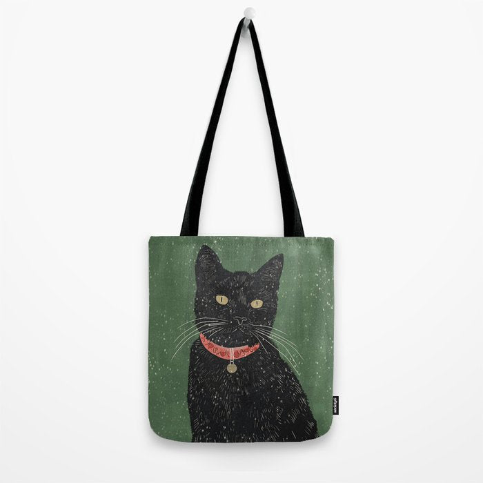 Black Cat 8 Tote Bag Gallery Image 2