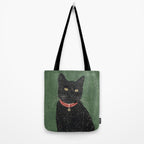 Black Cat 8 Tote Bag Gallery Image 2