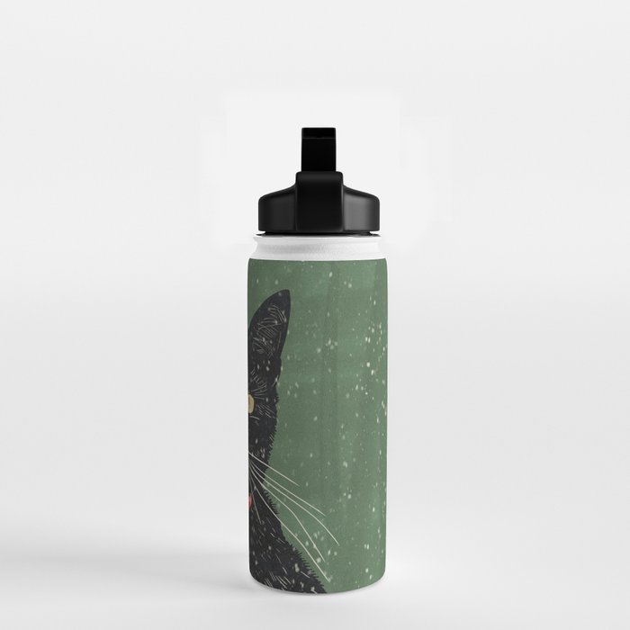Black Cat 8 Water Bottle Gallery Image 2