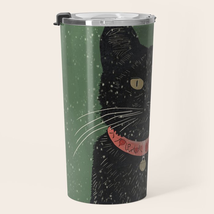 Black Cat 8 Travel Mug Gallery Image 3