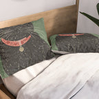 Black Cat 8 Pillow Sham Gallery Image 2