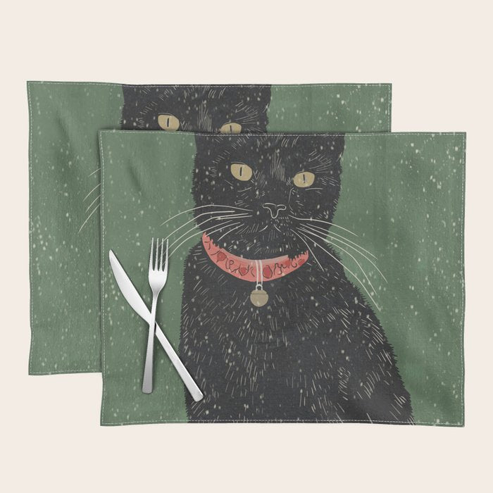 Black Cat 8 Placemat Gallery Image 1