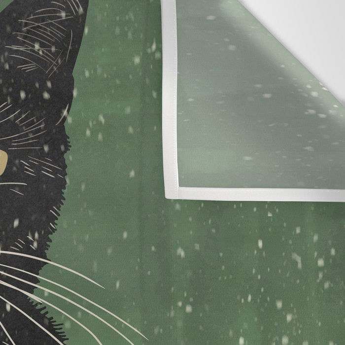 Black Cat 8 Wall Tapestry Gallery Image 3