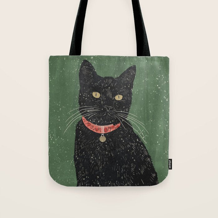 Black Cat 8 Tote Bag Gallery Image 1