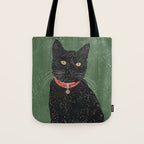 Black Cat 8 Tote Bag Gallery Image 1