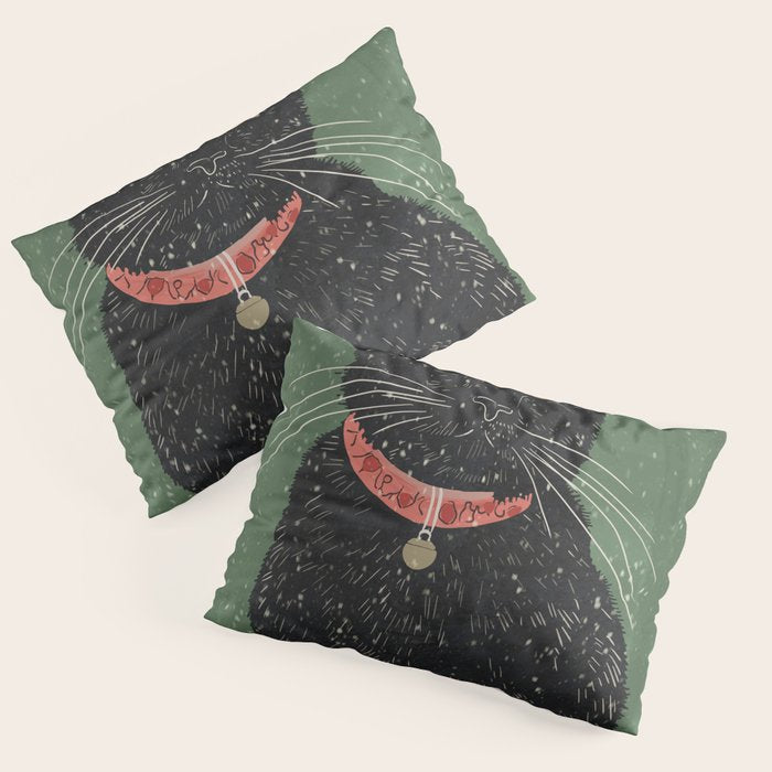 Black Cat 8 Pillow Sham Gallery Image 3
