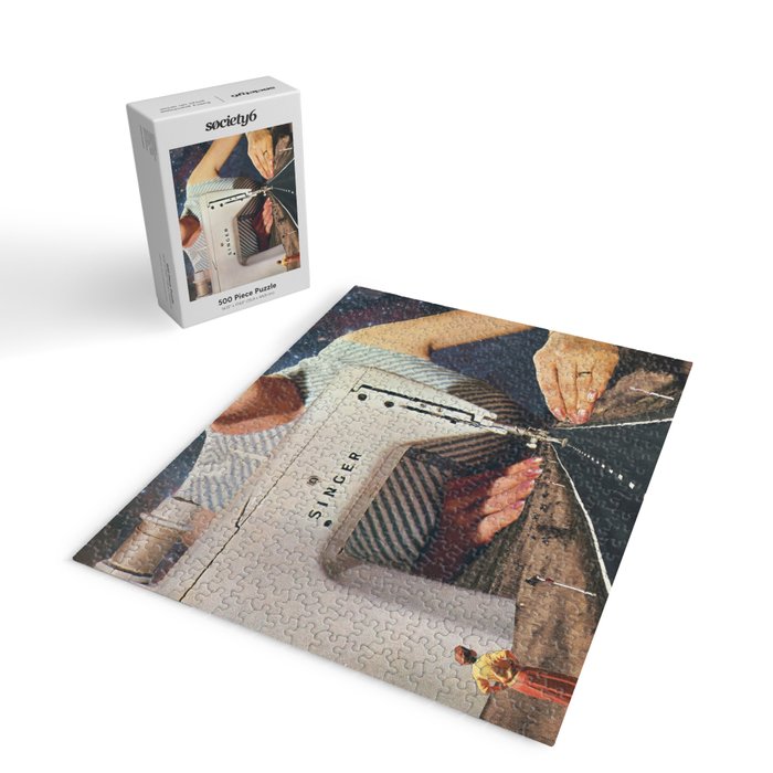 This is how a road gets made - Sewing Machine, A mindful journey  Jigsaw Puzzle Gallery Image 2