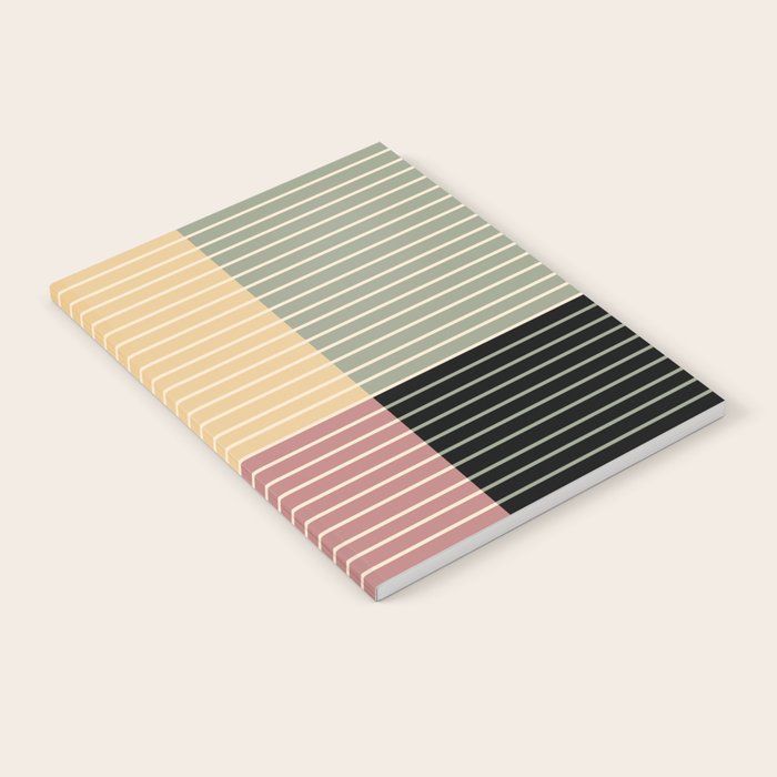 Color Block Line Abstract XII Notebook Gallery Image 2
