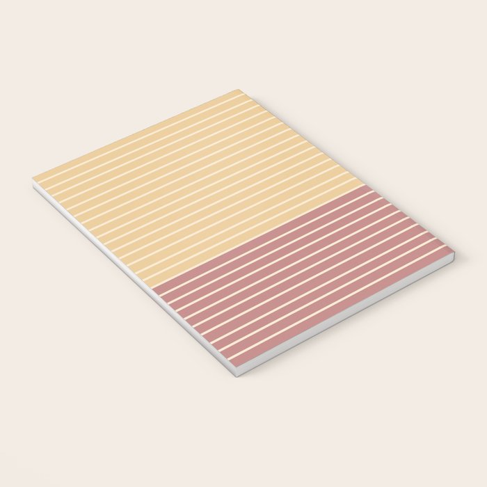 Color Block Line Abstract XII Notebook Gallery Image 3