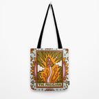 1. The Magician Mushroom Tote Bag Gallery Image 2