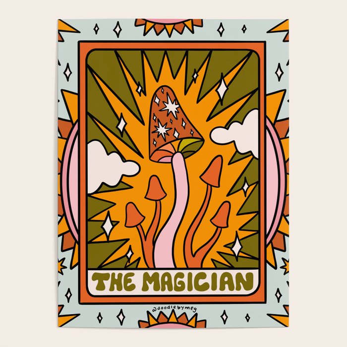 1. The Magician Mushroom Poster Gallery Image 4