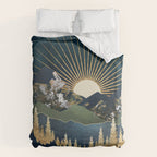 Midnight Mountains Duvet Cover Gallery Image 6