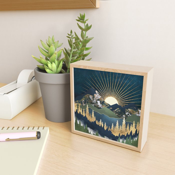 Midnight Mountains Mini Art Print Gallery Image 2