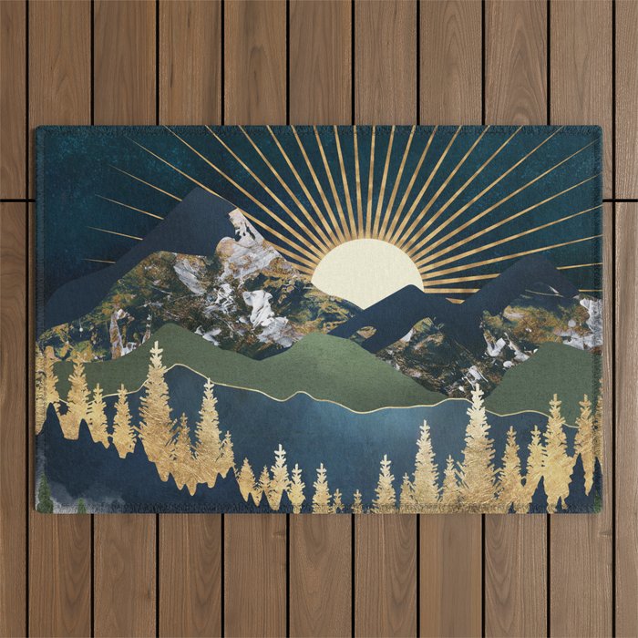 Midnight Mountains Outdoor Rug Gallery Image 1