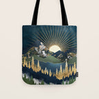 Midnight Mountains Tote Bag Gallery Image 1