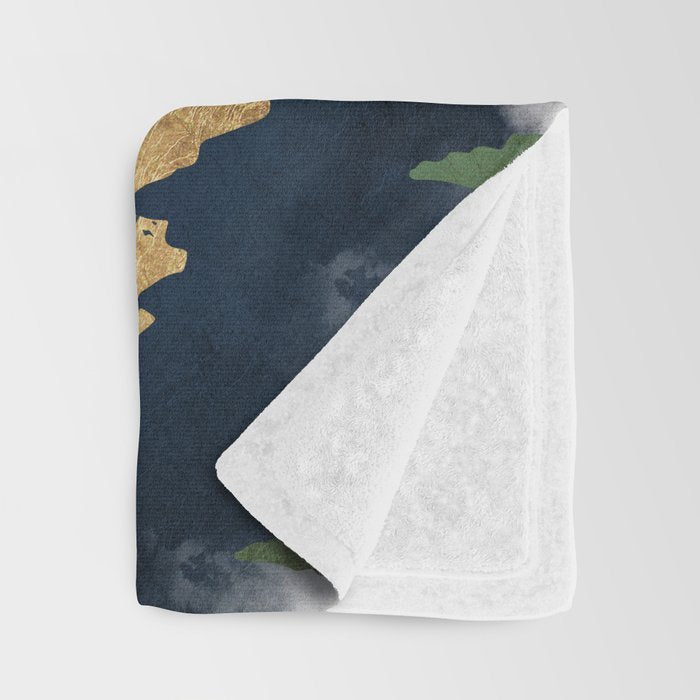 Midnight Mountains Throw Blanket Gallery Image 3