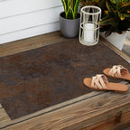 Rust Outdoor Rug Gallery Image 2