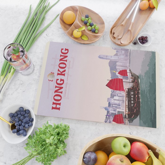Visit Hong Kong Cutting Board Gallery Image 2