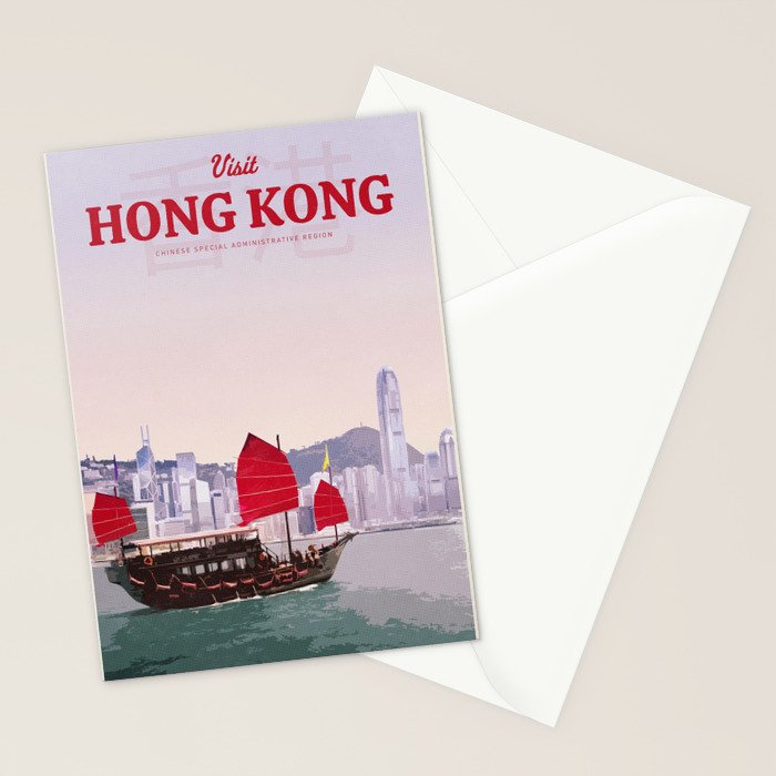 Visit Hong Kong Stationery Card Gallery Image 2