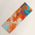 Pleasure, Abstract Painting Summer, Positivity Modern Bohemian Pop of Color Bright Good Vibes Yoga Mat Gallery Image 1