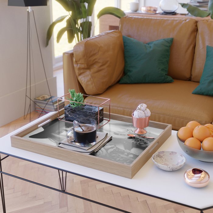 Brigitte Bardot Wearing Black Hat, Retro Fashion Art Serving Tray Gallery Image 2