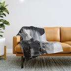 Brigitte Bardot Wearing Black Hat, Retro Fashion Art Throw Blanket Gallery Image 1